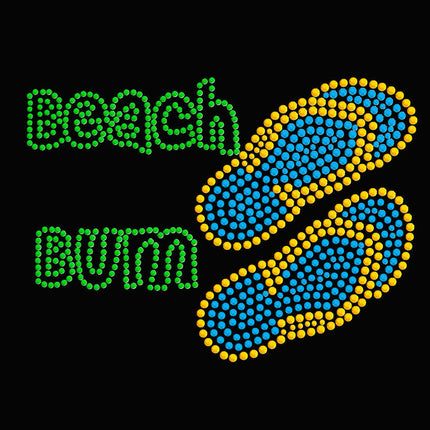 Beach Bum with Flip Flops - Women's T-shirt