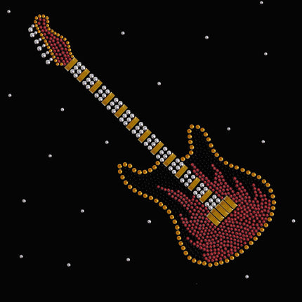 Guitar (Red & Gold) - Bandanna