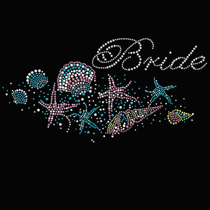 Bride with Seashells- Women's T-shirt