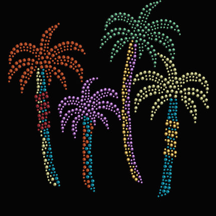 Palm Trees (Multicolor) - Women's T-shirt