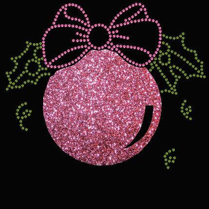 Pink Glitter Ornament - Bandana