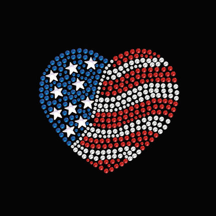 Patriotic Heart 2 - Women's T-shirt