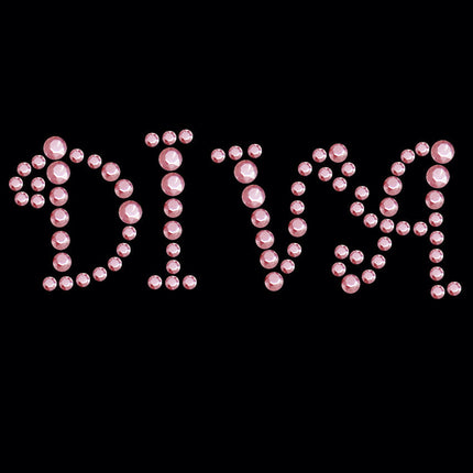 Diva (Pink Rhinestuds) - Women's T-shirt