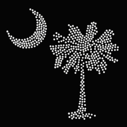 Palmetto Tree & Moon - Women's T-shirt