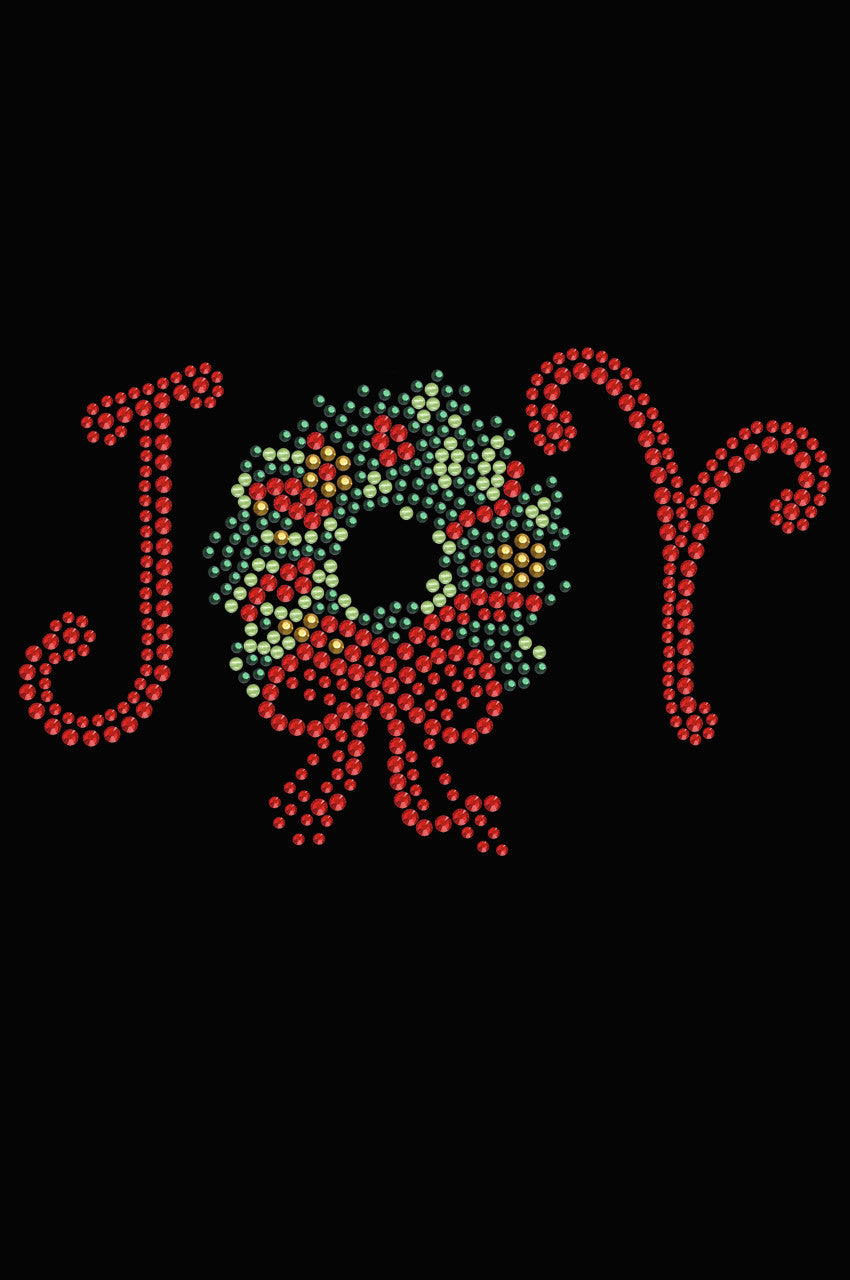 Joy Christmas Wreath - Bandana