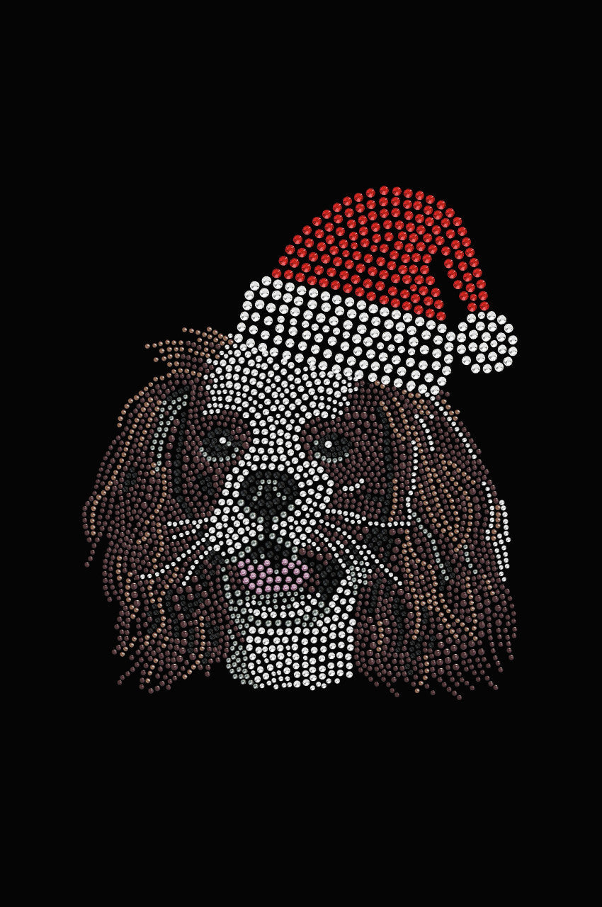 Cavalier King Charles Spaniel with Santa Hat - Bandana