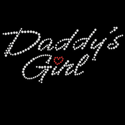 Daddy's Girl with Red Heart - Women's T-shirt