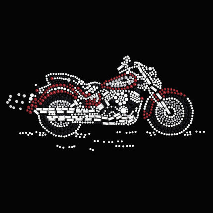 Motorcycle - Large Red & Black - Women's T-shirt