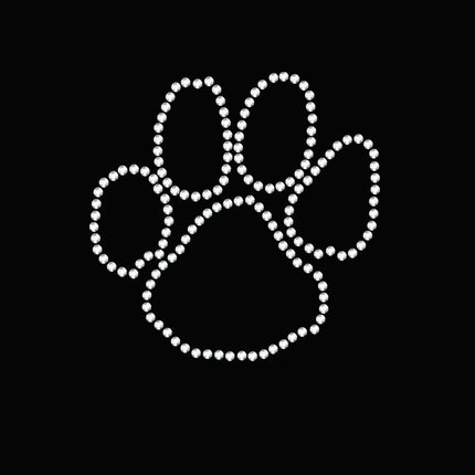 Paw (Rhinestone Outline) - Women's T-shirt