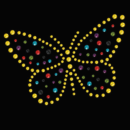 Yellow Dotted Butterfly - Women's T-shirt