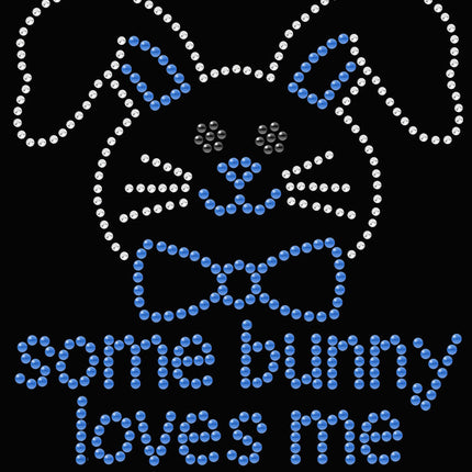 Some Bunny Loves Me - Blue - Women's T-shirt