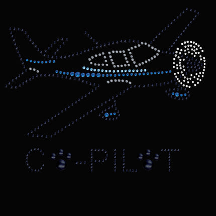 Co-Pilot Airplane (black) - Bandana