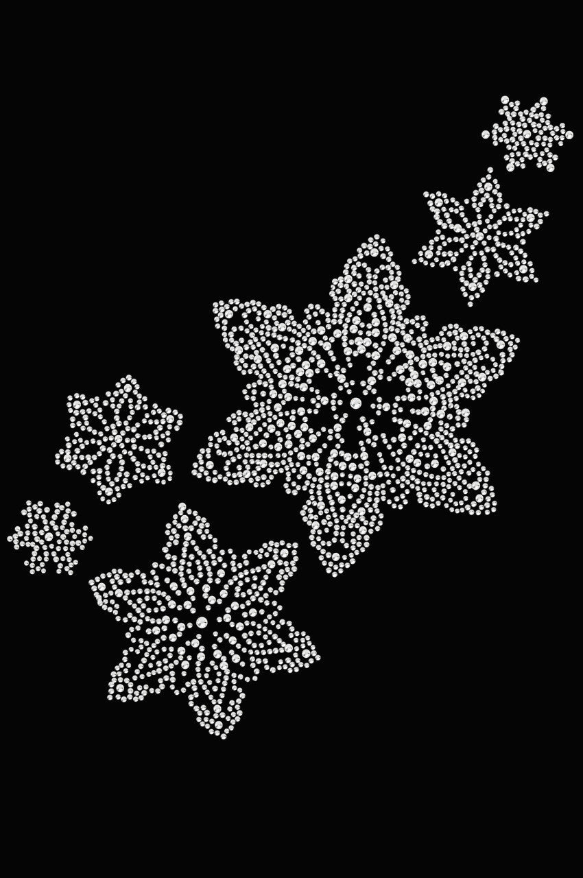 Rhinestone Snowflakes - Bandana