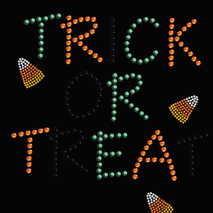 Trick or Treat with Candy Corn Bandanna