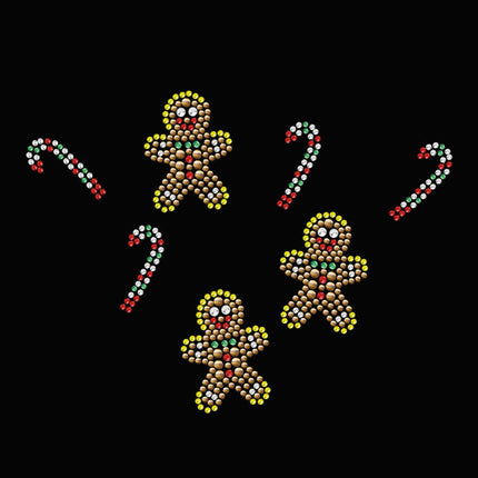 Gingerbread Men & Candy Canes - Bandana