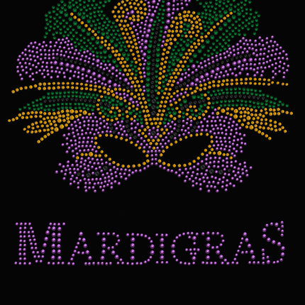 Madi Gras with Mask - Women's T-shirt