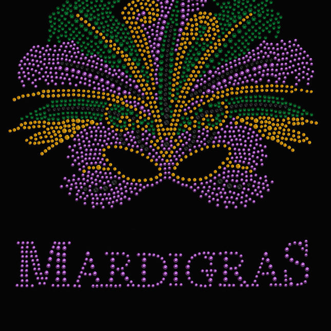 Madi Gras with Mask - Women's T-shirt