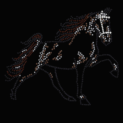 Horse (Brown Rhinestuds) - bandana