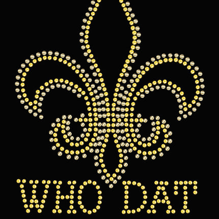 Fleur de Lis - Who Dat - Women's T-shirt