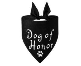 Dog of Honor Bandana - Black