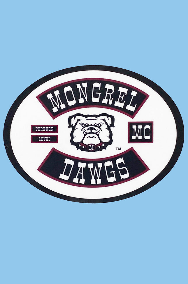 Mongrel Dawgs MC Logo dog shirt