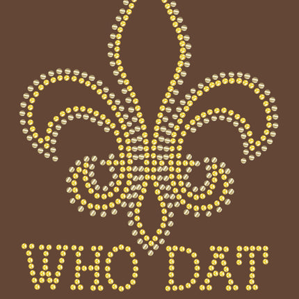 Fleur de Lis - Who Dat - Women's T-shirt