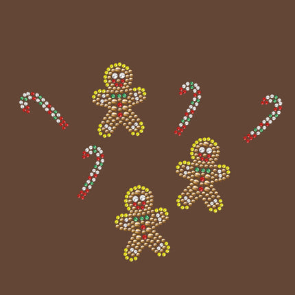 Gingerbread Men & Candy Canes - Bandana