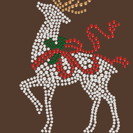 Reindeer with Red Bow - Bandana