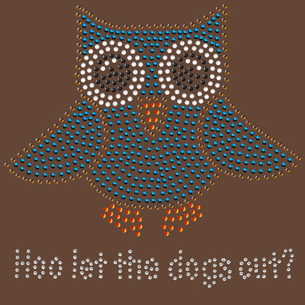 Blue Owl with Hoo Let the Dogs Out? - Custom Tutu