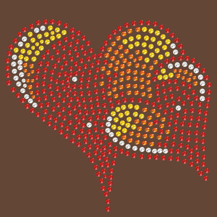 Red, Orange & Yellow Hearts - Women's T-shirt