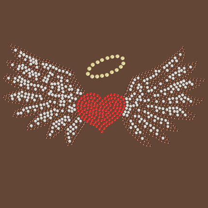 Heart with Wings & Halo - Women's T-shirt