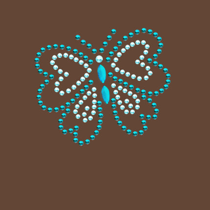 Blue Rhinestud Butterfly - Custom Tutu