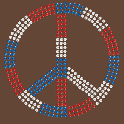 Peace Sign (Red, White, & Blue) - Bandanna