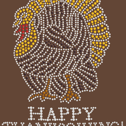 Happy Thanksgiving Turkey 1- Women's T-shirt