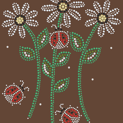 Daisies with Lady Bugs - Women's T-shirt