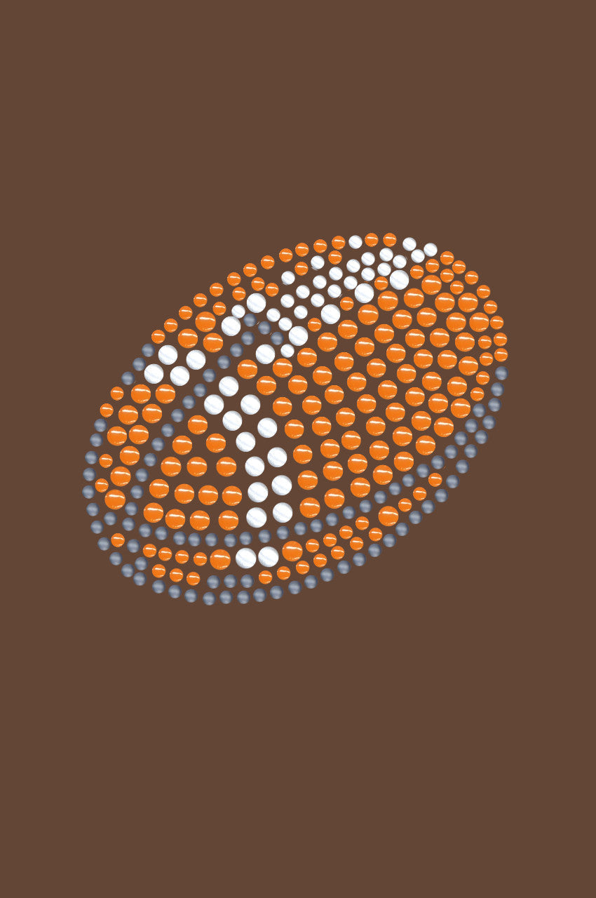 Football (Orange 2) - Bandana Brown