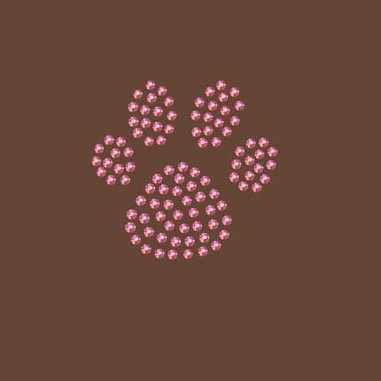 Paw (Pink Rhinestuds) - Women's T-shirt