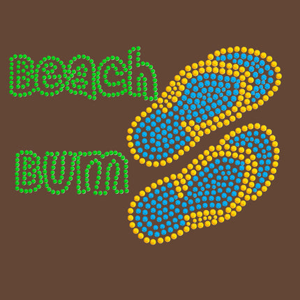 Beach Bum with Flip Flops - Women's T-shirt