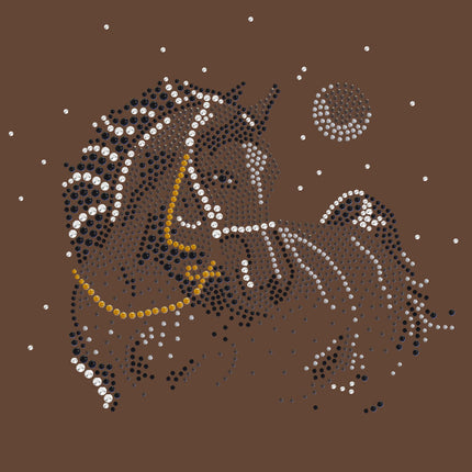 Horse with Stars & Moon - Women's T-shirt