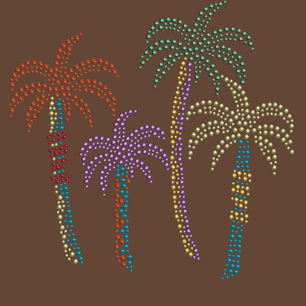 Palm Trees (Multicolor) - Women's T-shirt