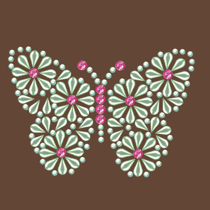 Green Nailhead Butterfly - Women's T-shirt