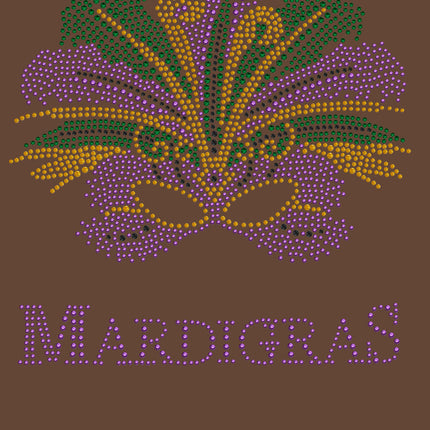 Madi Gras with Mask - Women's T-shirt