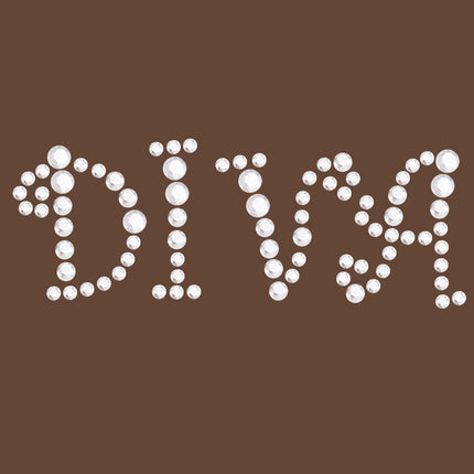 Diva (Silver Rhinestuds) - Women's T-shirt