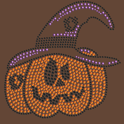 Jack O'Lantern with Hat - Women's T-shirt