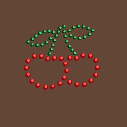 Cherries (Outline) - Bandanna