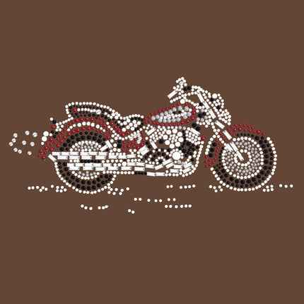 Motorcycle - Large Red & Black - Women's T-shirt