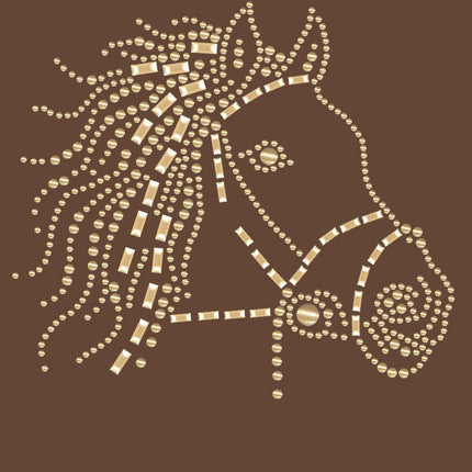 Horse Face (Gold) - Women's T-shirt