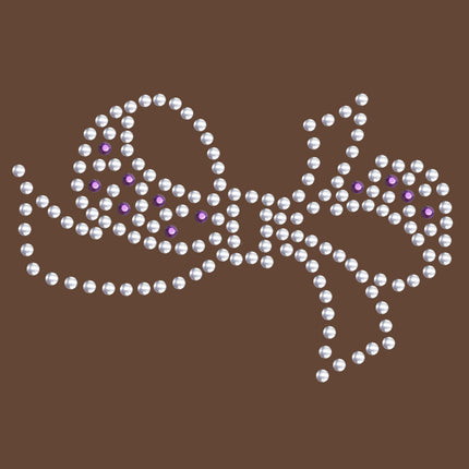 Bow (Purple & Silver) - Custom Tutu