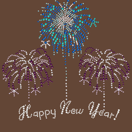 Happy New Year Fireworks - Women's T-shirt