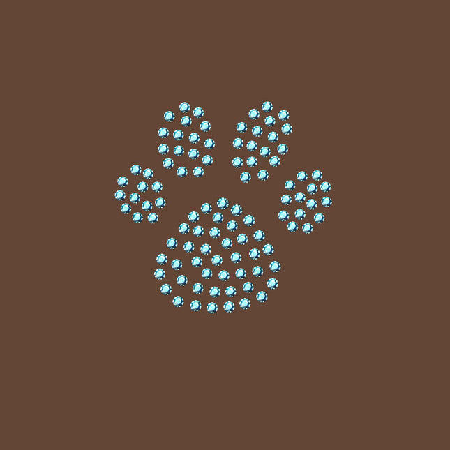 Paw (Blue Rhinestuds) - Women's T-shirt